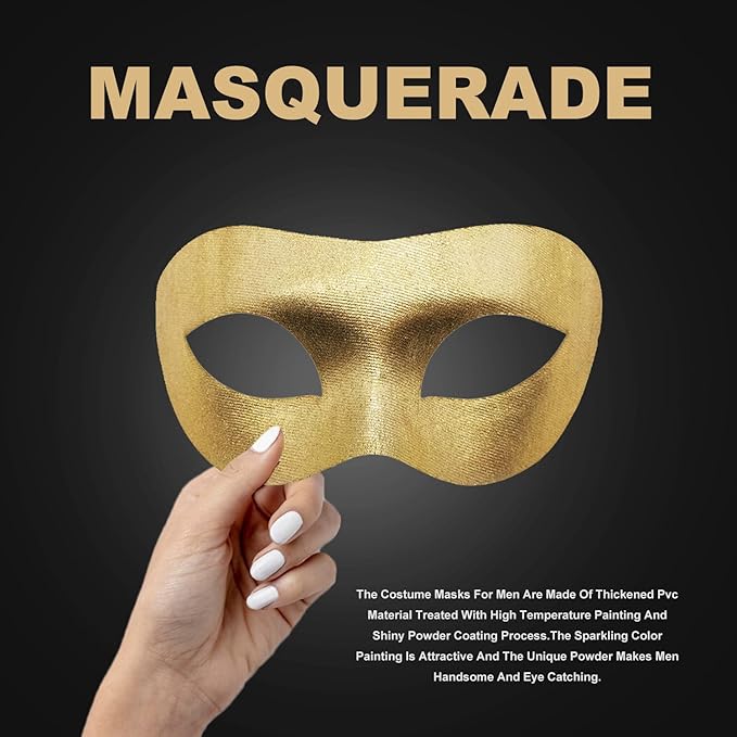 Couple Masquerade Mask for Women Men Shiny Venetian Mask Halloween Mask for Party Prom Ball Costume Lace Masks