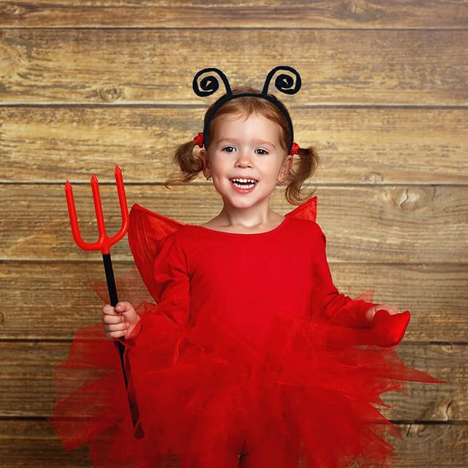 Coopay 8 Pack Butterfly Antenna Headband Snail Headband Alien Hairband Butterfly Hair Accessories Black Velvet Hairband for Halloween Party Costume Cosplay Dress Up Pretend Play Accessory