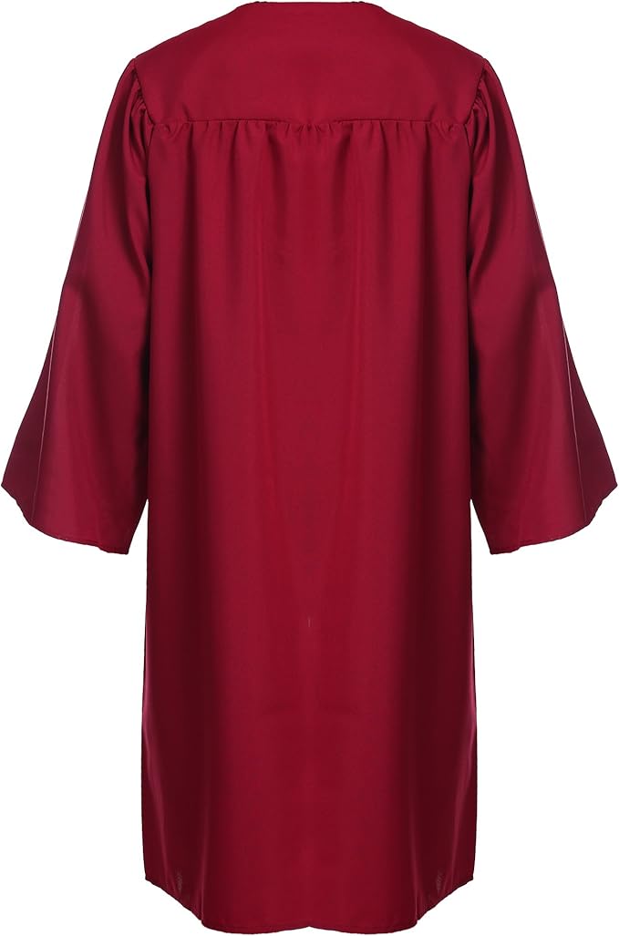 Unisex Adult Matte Graduation Cap and Gown Tassel Set