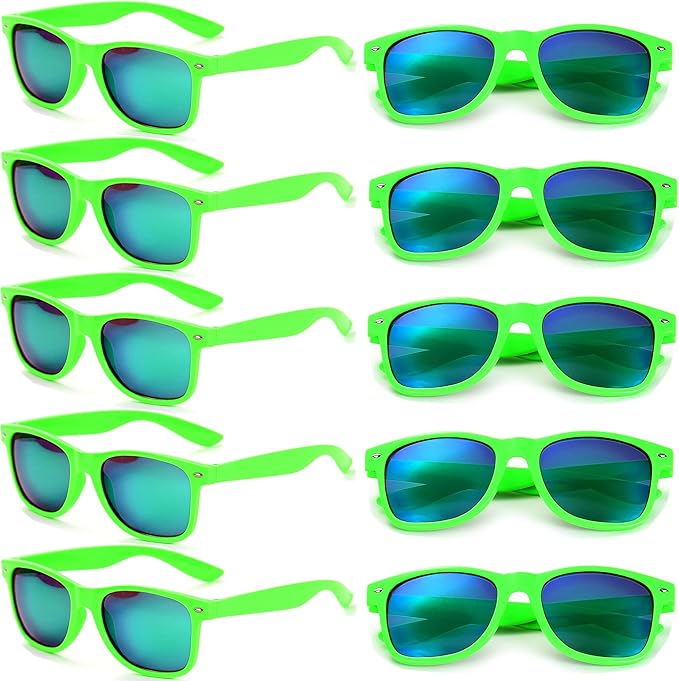 Eyegla Sunglasses Bulk Adults Party Sunglasses 80s Glasses Shades for Party Favors 8/10/20/30Pack