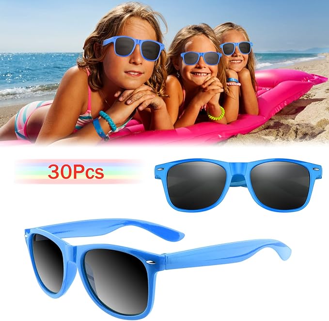 FEPITO Party Sunglasses Kids Sunglasses Bulk for Birthday Party supplies