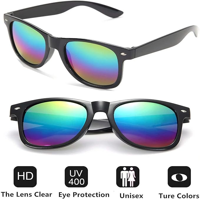 Eyegla Sunglasses Bulk Adults Party Sunglasses 80s Glasses Shades for Party Favors 8/10/20/30Pack