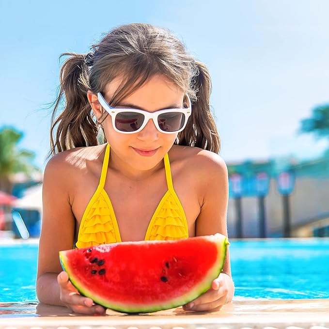 Kids Sunglasses Neon Glasses Kids Party Favors Bulk Bag Fillers Gift for Beach Pool Birthday Party Supplies