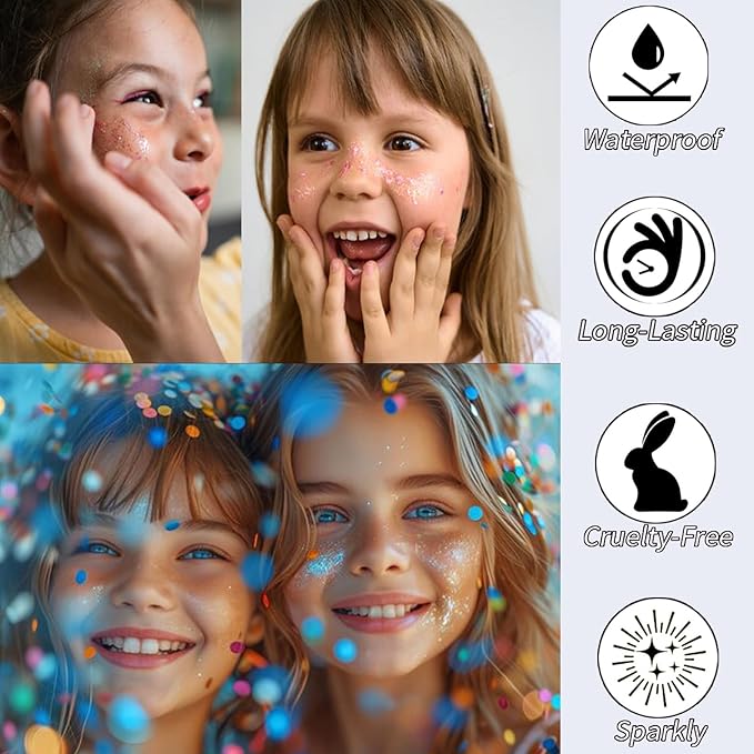 Pink Face Glitter Gel,Singer Concerts Music Festival Pink Out Accessories,Lover Heart Body Glitter Gel,Halloween Sequins Face Glitter Paint Makeup,Sparkling Hair Chunky Glitter for Women,50ML