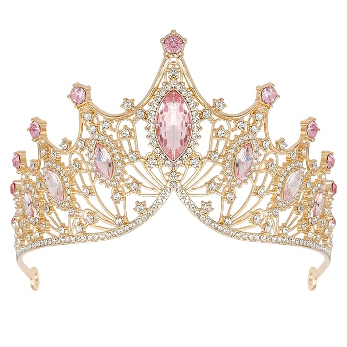 Tiaras Headbands Crown for Women and Girls, Princess Rhinestone Crown for Bridal, Crystal Queen Tiara Head Band Hair Accessories for Prom Wedding and Party