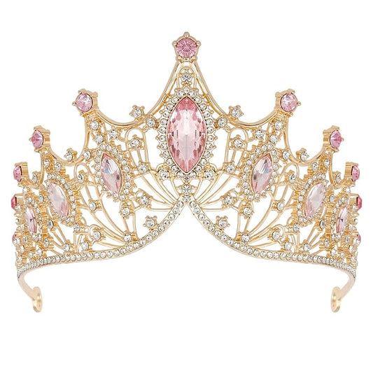 Tiaras Headbands Crown for Women and Girls, Princess Rhinestone Crown for Bridal, Crystal Queen Tiara Head Band Hair Accessories for Prom Wedding and Party
