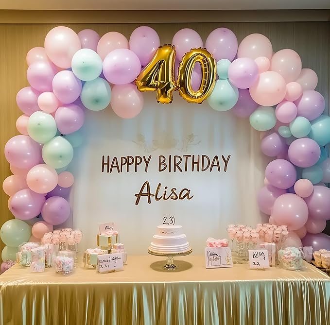 Lavender Balloons 60 PCS 12 Inch Light Purple Pastel Purple Latex Balloons for Birthday Baby Shower Bridal Shower Wedding Graduation Party Decoration