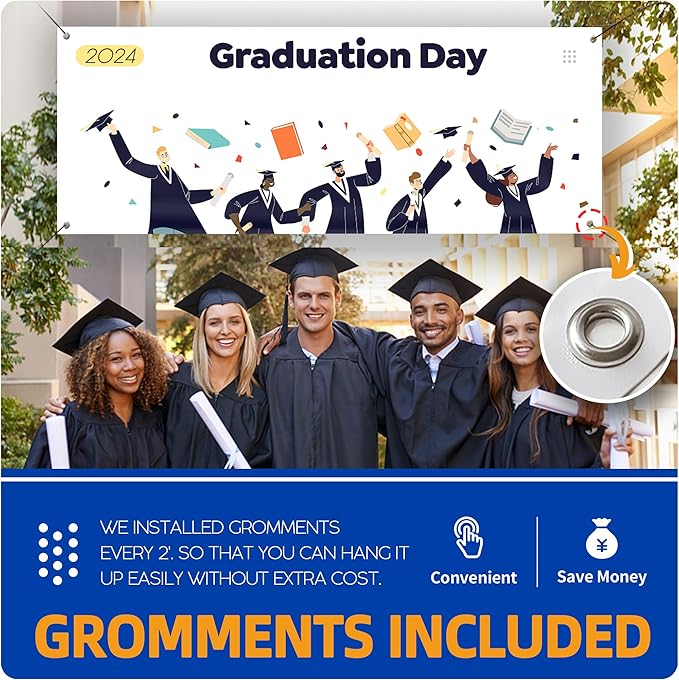 Custom Vinyl Banners And Signs Customize for Business Event Outdoor, Personalized Banner Customize Full Color Photos Text, Customized banner Decoration for Birthday Party Graduation Wedding 1'x6'