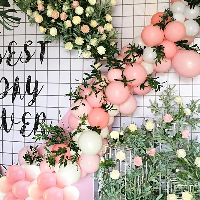 KAWKALSH Pink Balloon Arch Kit 111Pcs 18 12 5 Inch Latex Party Balloons Garland for Birthday Baby Shower Wedding Engagement Anniversary Christmas Party Decorations