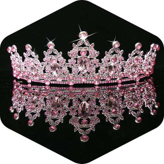 Kamirola - Queen Crown and Tiaras Princess Crown for Women and Girls Crystal Headbands for Bridal, Princess for Wedding and Party（01）
