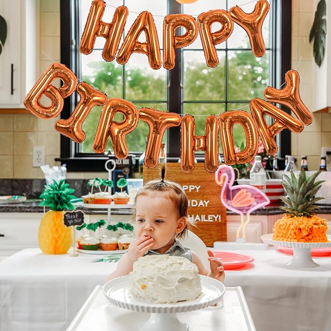 TONIFUL 52 Pieces 16 Inch Orange Letter A-Z Balloons,Custom Phrase Mylar Foil Alphabet Letter DIY Personalized Phrase Banner for Birthday Anniversary Celebration Graduation Party Supplies Decoration