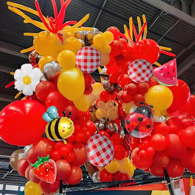 8pcs Picnic Balloons Checkerboard Balloon Gingham Balloons Picnic Party Decoration BBQ Themed Party Decorations Gingham Party Decor Birthday Holiday Decor Summer Picnic BBQ Party Decor Supplies