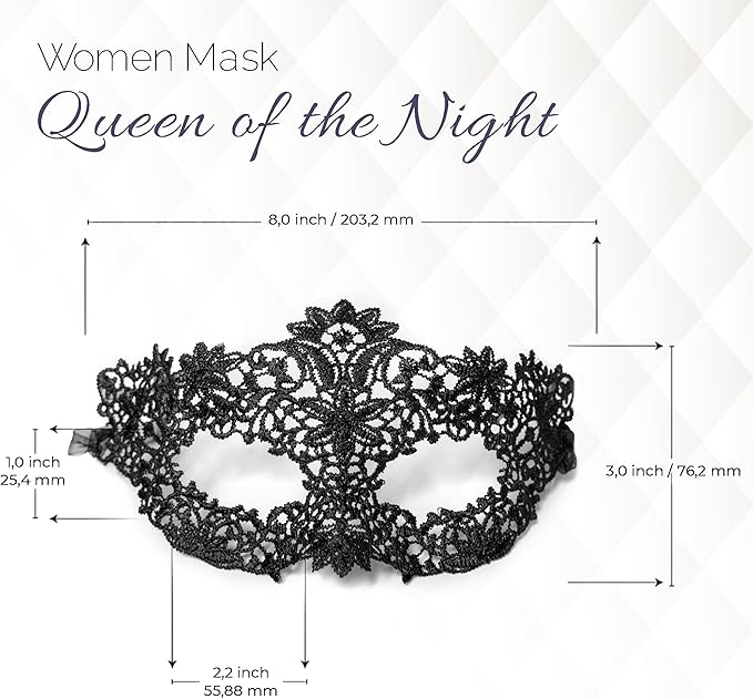 Masquerade Mask for Couples Women and Men - 3 Pack Venetian Gold and Black Lace, Mardi Gras Mask