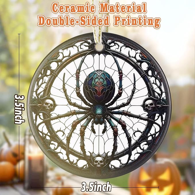 Touber Christmas Ornaments - Tree Decorations - Spider, Holiday Gifts