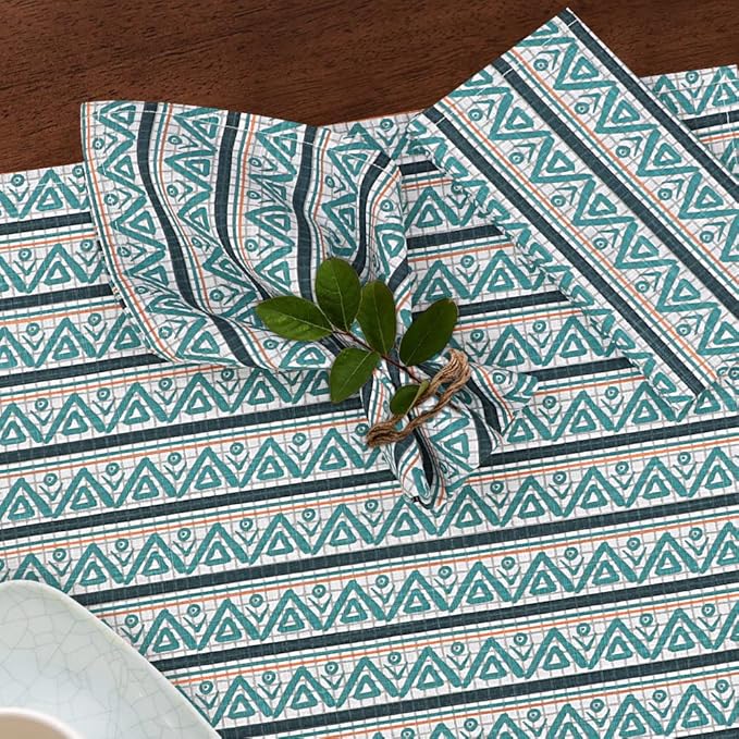 RUVANTI Cloth Napkins Set of 12 Cotton 100%, 18x18 Inches Napkins Cloth Washable, Soft, Absorbent. Cotton Napkins for Parties, Christmas, Thanksgiving, Weddings, Dinner Napkins Cloth - Kite