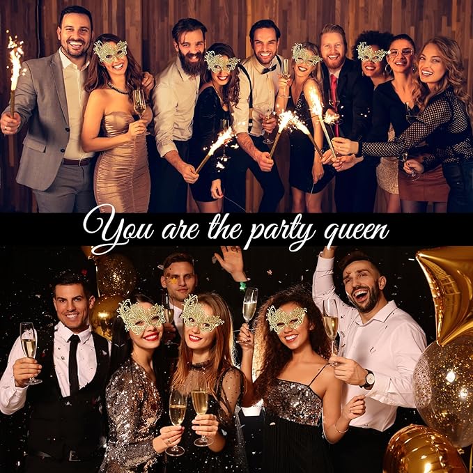 Masquerade Mask for Women Soft Lace Womens Masks Mardi Gras Mask Halloween Venetian Masks Carnival Cosplay Party Mask