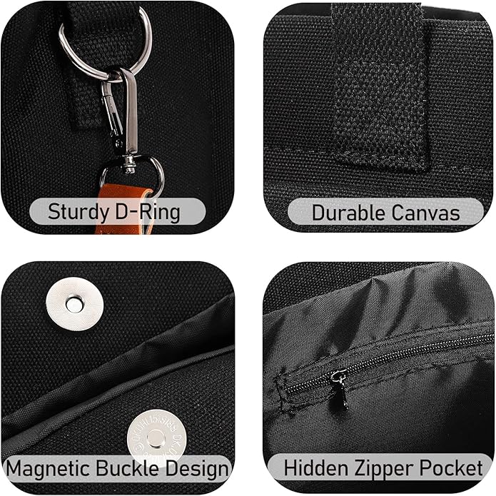 Canvas Tote Bag for Women, Large Laptop Travel Tote Handbag Totes with Crossbody Shoulder Teachers Reusable Grocery Bags