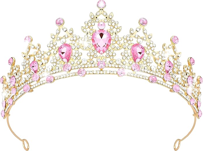 Crown Tiara for Women Queen Crown Rhinestone Wedding Crowns Birthday Tiara Women's Hair Accessories Costume Party Halloween Decor Prom Gifts