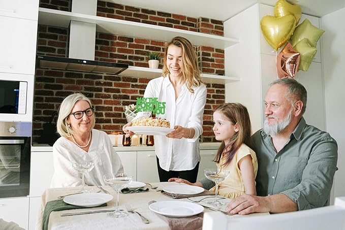 May The Forties Be With You Cake Topper - Glitter Green 40th Birthday Cake Decorations, 40th Wedding Anniversary Cake Pick (Green)