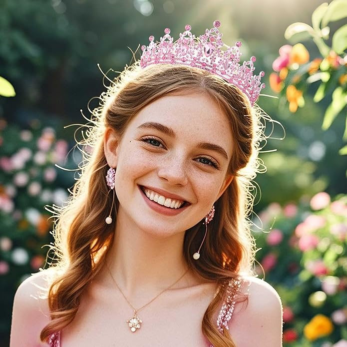 Kamirola - Queen Crown and Tiaras Princess Crown for Women and Girls Crystal Headbands for Bridal, Princess for Wedding and Party（01）
