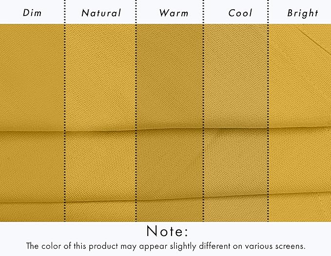 Ruvanti Premium Cloth Napkins Set of 6, 18x18 Inches, 100% Cotton, Washable, Soft & Absorbent, Perfect for Wedding, Christmas, ‎Thanksgiving Dinners - Spicy Mustard