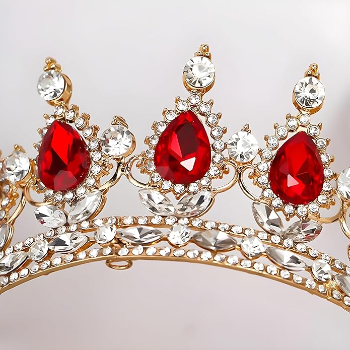 Crown Tiara for Women Queen Crown Rhinestone Wedding Crowns Birthday Tiara Women's Hair Accessories Costume Party Halloween Decor Prom Gifts