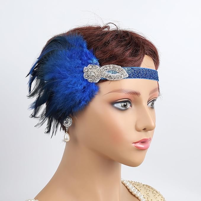 1920s Flapper Accessories Sets Roaring 20s Gatsby Costume Accessories Set for Women