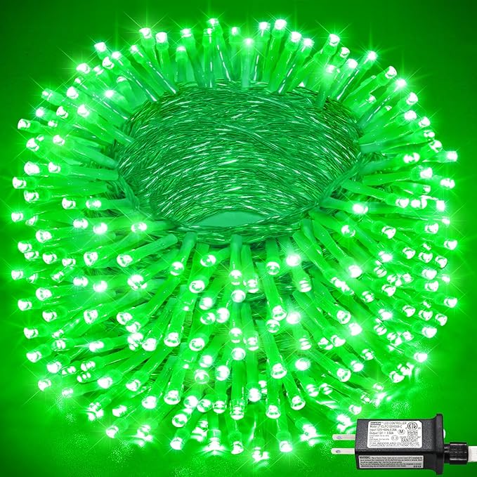 Christmas Lights Indoor, 132FT 400 LED Outdoor String Lights with 8 Modes Waterproof, Plug in Fairy Twinkle Lights Clear Wire for Home Patio House Tree Decorations