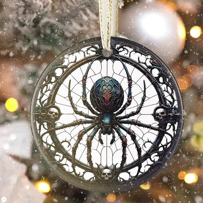 Touber Christmas Ornaments - Tree Decorations - Spider, Holiday Gifts