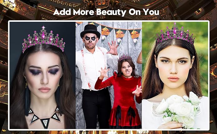 Kamirola - Queen Crown and Tiaras Princess Crown for Women and Girls Crystal Headbands for Bridal, Princess for Wedding and Party（01）