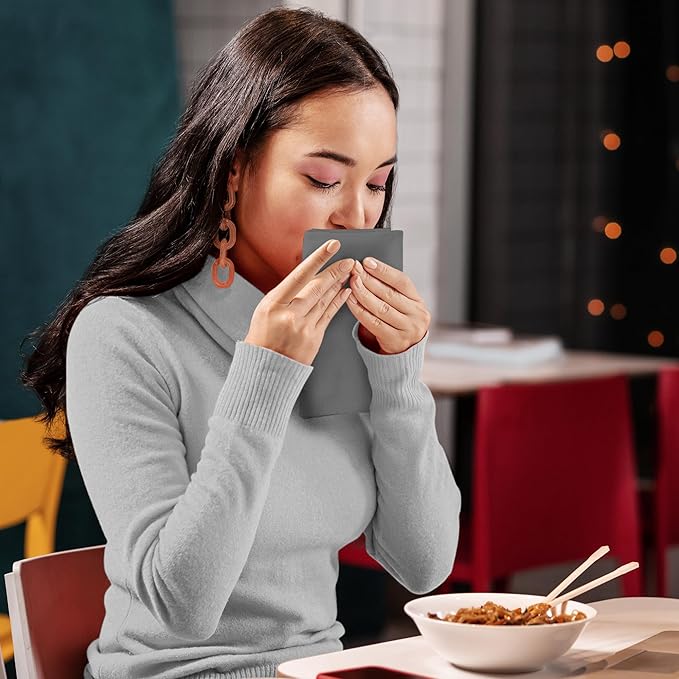 Utopia Kitchen Steel Grey Cloth Napkins [12 Pack, 18x18 Inch] Absorbent Cotton Blend Washable and Reusable for Dinner, Restaurant, Lunch, Wedding and Hotel