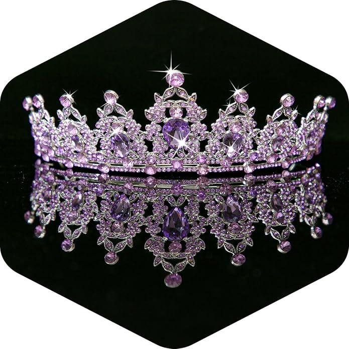 Kamirola - Queen Crown and Tiaras Princess Crown for Women and Girls Crystal Headbands for Bridal, Princess for Wedding and Party（01）