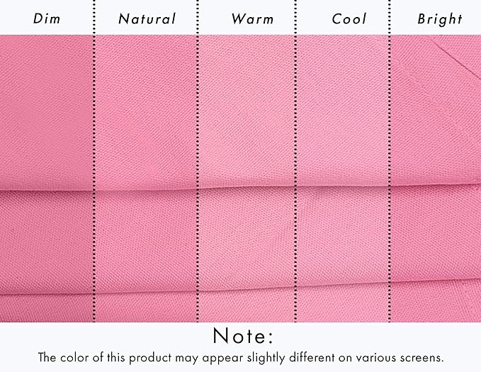 Ruvanti Premium Cloth Napkins Set of 6, 18x18 Inches, 100% Cotton, Washable, Soft & Absorbent, Perfect for Wedding, Christmas, ‎Thanksgiving Dinners - Pink