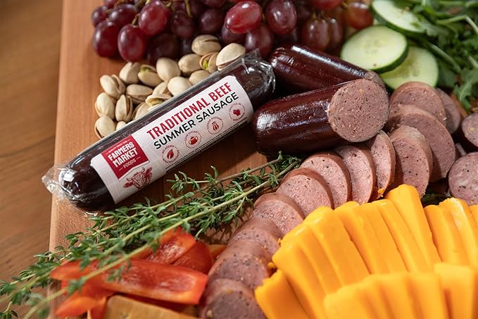 Farmers Market Gift Basket, Gluten Free, Keto, Paleo, Low Sodium, Zero Sugar, Christmas Charcuterie Board, Holiday Meat and Cheese Gift Baskets, Classic Assortment