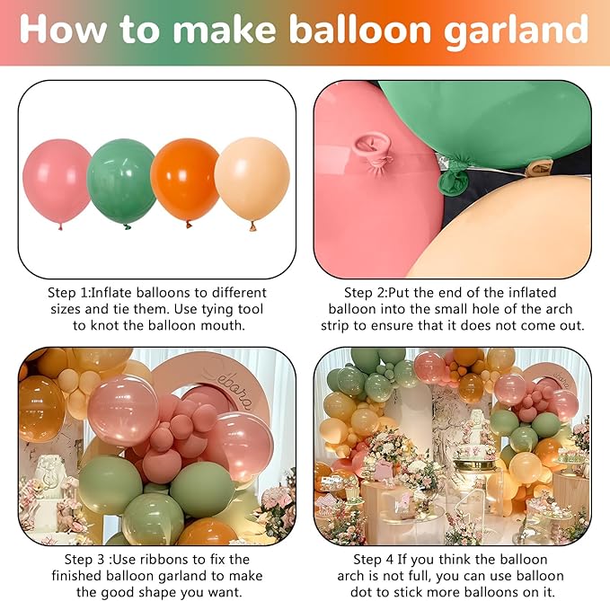 Sage Green and Pink Balloons Arch Retro Dusty Pink Olive Green Burnt Orange Beige Balloons Garland for Boho Thanksgiving Fall Autumn Baby Shower Fairy Floral Jungle Safari Birthday Party Decor