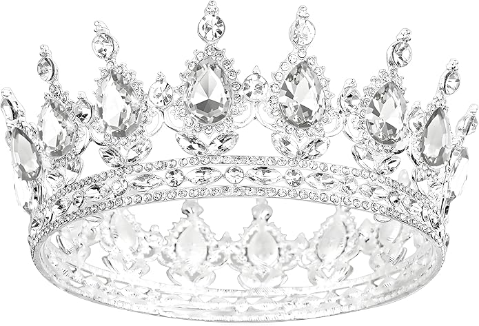 Crown Tiara for Women Queen Crown Rhinestone Wedding Crowns Birthday Tiara Women's Hair Accessories Costume Party Halloween Decor Prom Gifts
