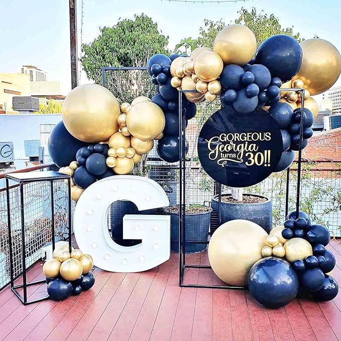 Metallic Gold Balloons, 66pack 12inch Chrome Gold Latex Party Balloons for Graduation, Wedding, New Year, Birthday, Baby Shower, Anniversary Party Decorations