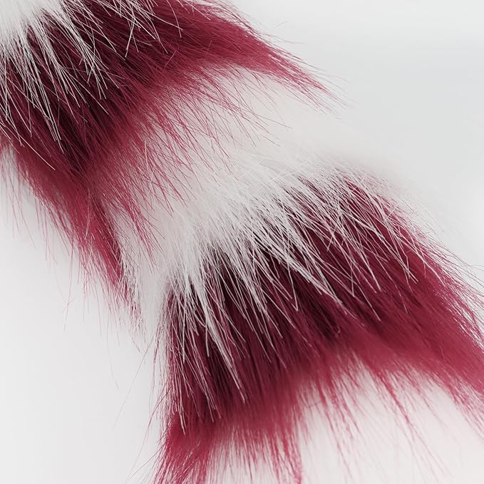 Animal Cat Wolf Fox Dog Faux Fur Tail for Halloween Party Cosplay Costume Accessories