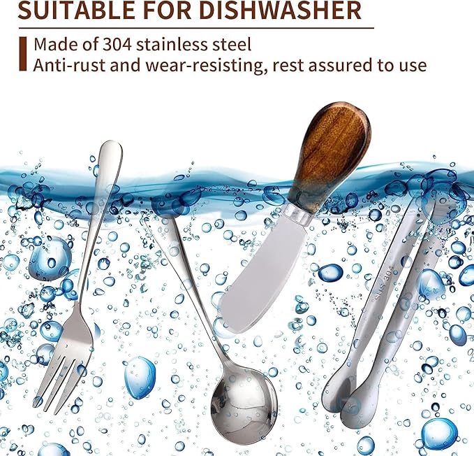Charcuterie Accessories(25 Psc), Cheese Spreaders For Charcuterie Board, Mini Serving Spoons, Blank Toothpick Flags, Bowl For Christmas Pastry Making, forks And Mini Serving Tongs