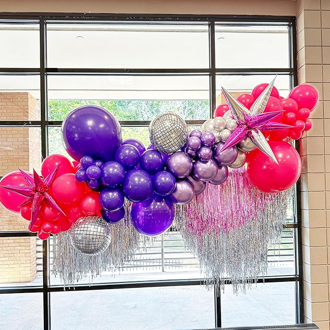 Dark Purple Balloons, 66pack 12inch Deep Purple Latex Party Balloons for Halloween, Graduation, Wedding, Birthday, Baby Shower, Anniversary, Valentine's Day Party Decorations