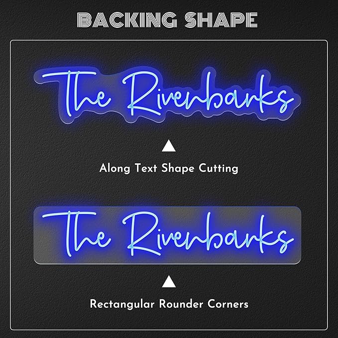 Custom Neon Signs, Personalized Large Led Neon Lights Sign,Neon Sign Customizable for Wall Decor Wedding Birthday Party Bedroom Bar Shop Name Logo Lights (Optional 18" to 60")
