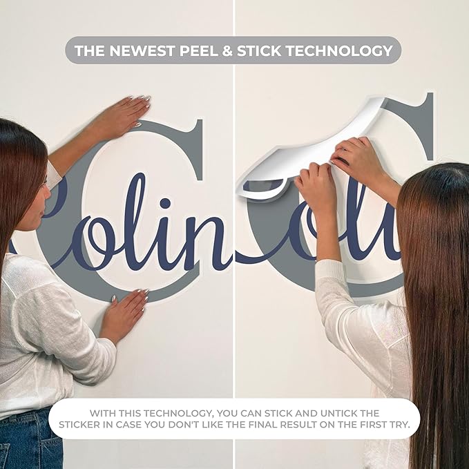 CRYPTONITE Personalized Sticker for Backdrops | Custom Vinyl Name Sticker for Birthday, Baby Shower, Nursery or Graduation | Choose Font & Size for Party Decor or Signage