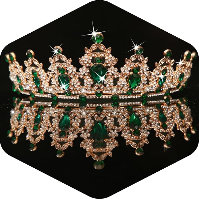 Kamirola - Queen Crown and Tiaras Princess Crown for Women and Girls Crystal Headbands for Bridal, Princess for Wedding and Party（01）