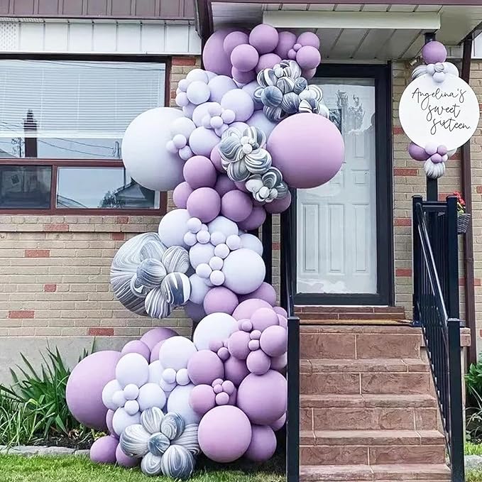 Pastel Purple Balloons, 66pack 12inch Light Purple Latex Party Balloons for Birthday Baby Shower Graduation Wedding Gender Reveal Anniversary Party Decorations