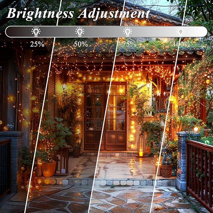 LitHome Color Changing Christmas String Lights, 35 Colors 66Ft 200 LED Christmas Lights Outdoor with Remote, Connectable Plug in RGB String Light for Xmas Tree Indoor Outside Party Holiday Decoration