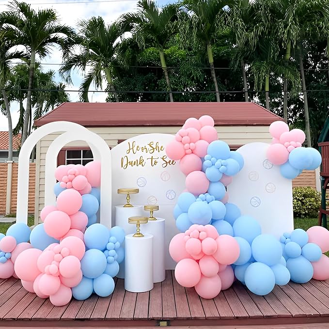 Light Pink Balloons, 66pack 12inch Pastel Pink Latex Party Balloons for Boys Girls Birthday Party, Baby Shower, Wedding, Gender Reveal, Baby Shower, Anniversary Party Decorations