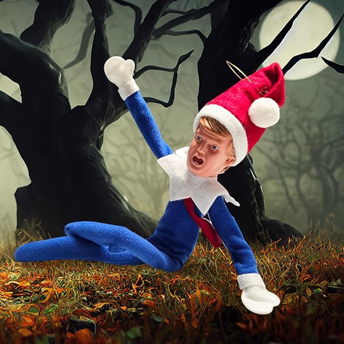 Suit Donald Elf 35cm Christmas Elf Decoration — The Donald Christmas Elves Ornaments for Supporters and Patriotic Americans | The #1 2025 Gifts