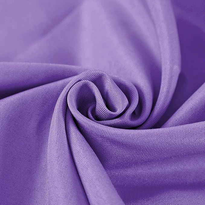Cloth Napkins 17x17 inch Washable Polyester Dinner Napkins Soft Table Napkins for Wedding Party Dining Banquet(Purple,25PCS)