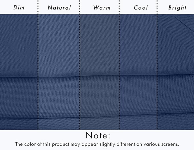 Ruvanti Premium Cloth Napkins Set of 6, 18x18 Inches, 100% Cotton, Washable, Soft & Absorbent, Perfect for Wedding, Christmas, ‎Thanksgiving Dinners - Bijou Blue