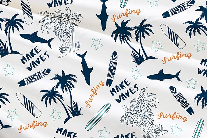 Cromoncent Matching Hawaiian Outfits for Family, Dad and Son Matching Luau Beach Tropical Shirts Mommy Daughter Tropical Sets
